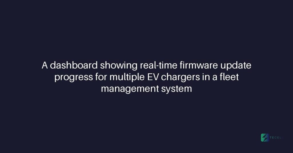 How Tecell's CMS handles 1000+ charger firmware updates