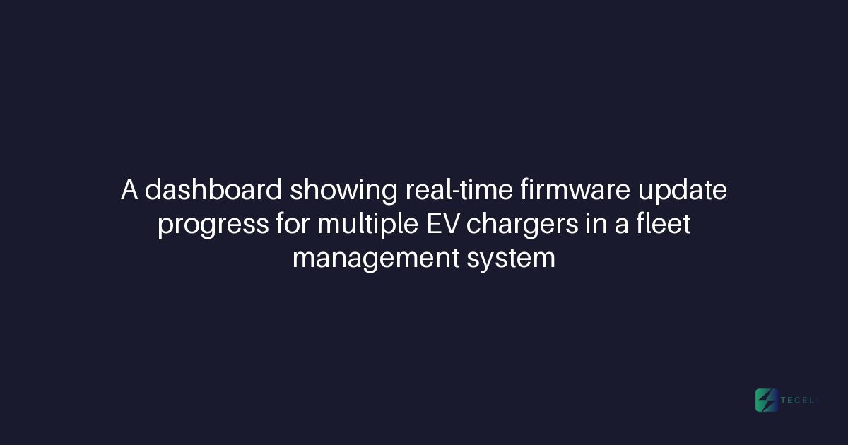 How Tecell's CMS handles 1000+ charger firmware updates