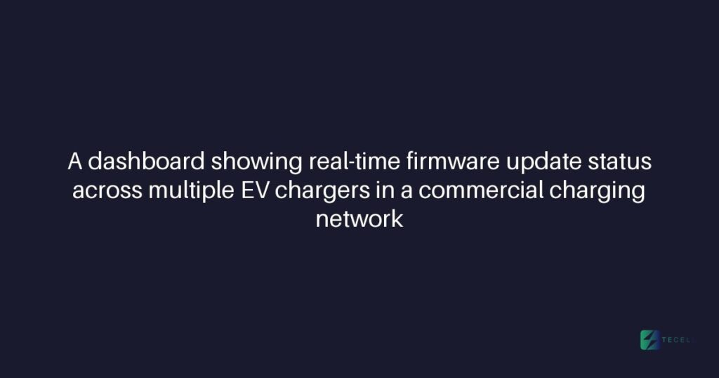 Firmware Update Orchestration at Scale: Tecell's Strategy for Managing Remote Charger Upgrades Across Multi-Tenant Networks