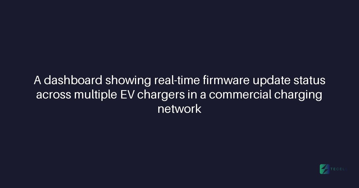 Firmware Update Orchestration at Scale: Tecell's Strategy for Managing Remote Charger Upgrades Across Multi-Tenant Networks