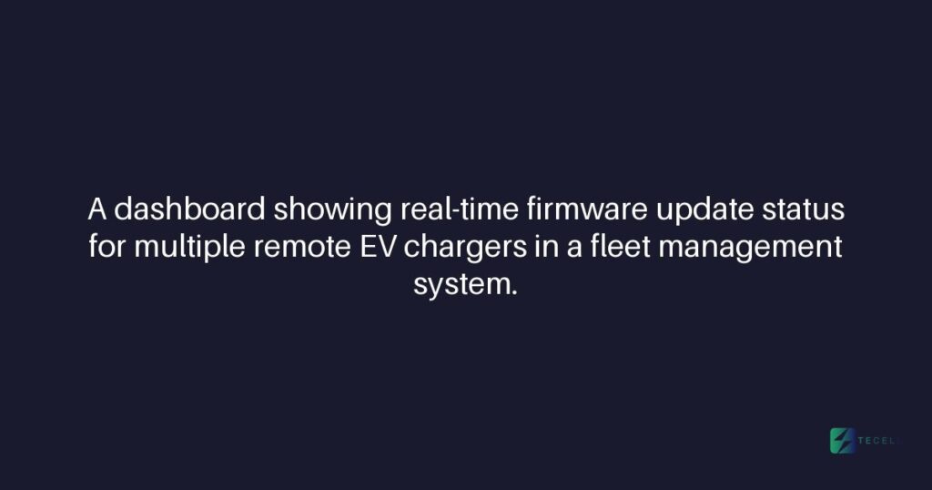 How Tecell's Platform Handles Firmware Updates for Remote Chargers
