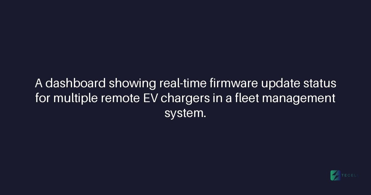 How Tecell's Platform Handles Firmware Updates for Remote Chargers