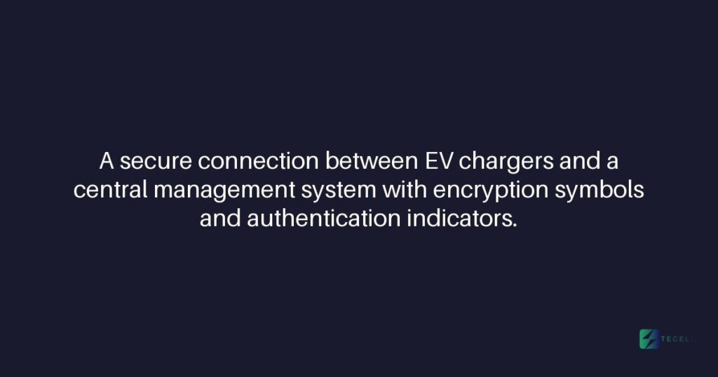 How Tecell's CMS ensures secure communication with charging hardware