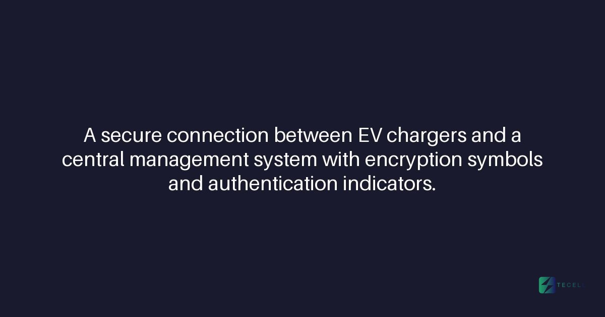 How Tecell's CMS ensures secure communication with charging hardware