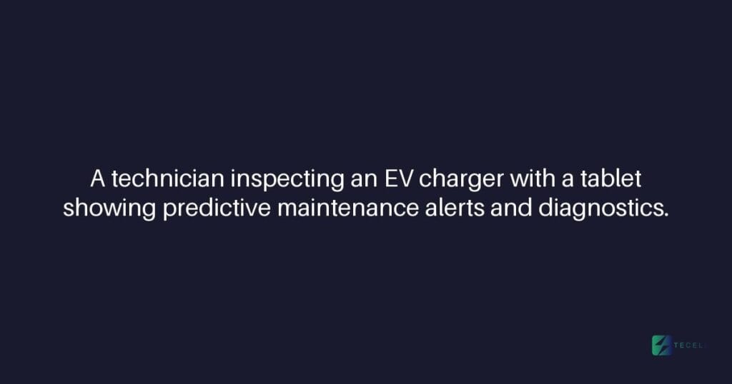 Typical time-to-recovery for chargers with predictive alerts