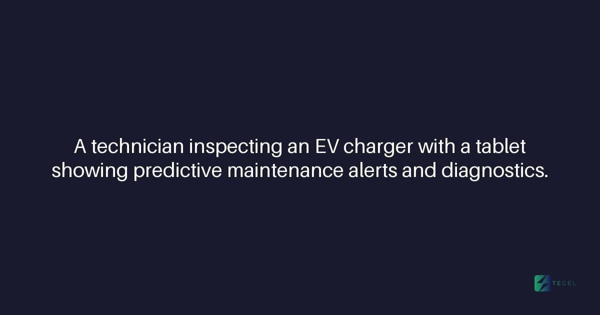 Typical time-to-recovery for chargers with predictive alerts