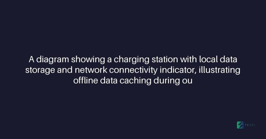 How Tecell's CMS handles offline charger states