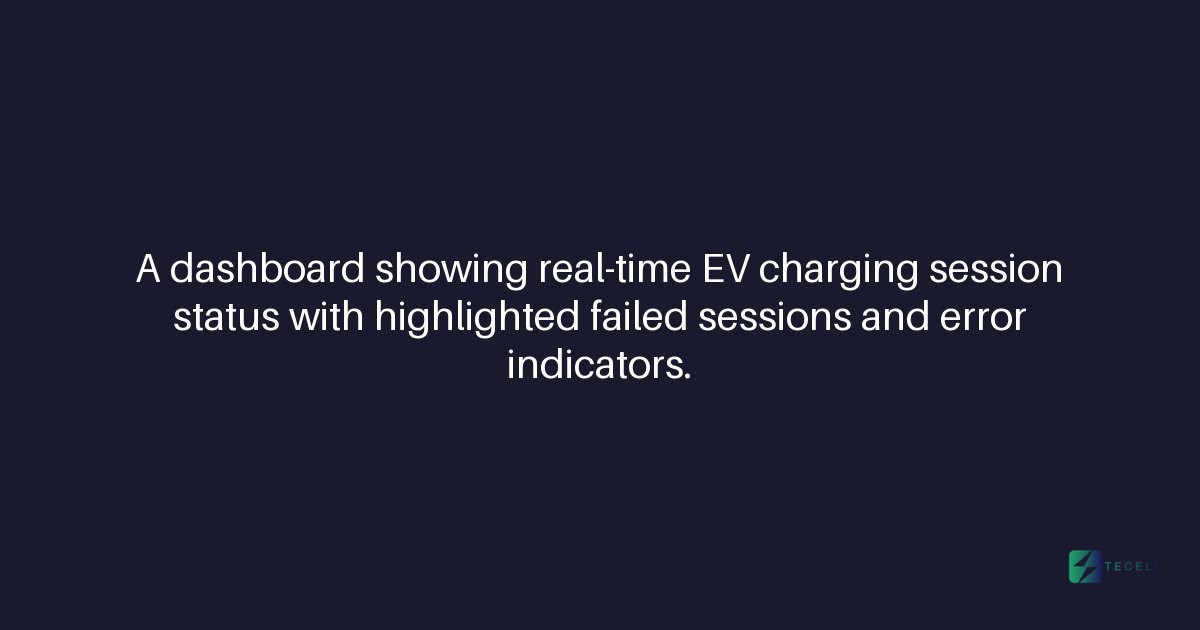 How Tecell's software detects failed charging sessions