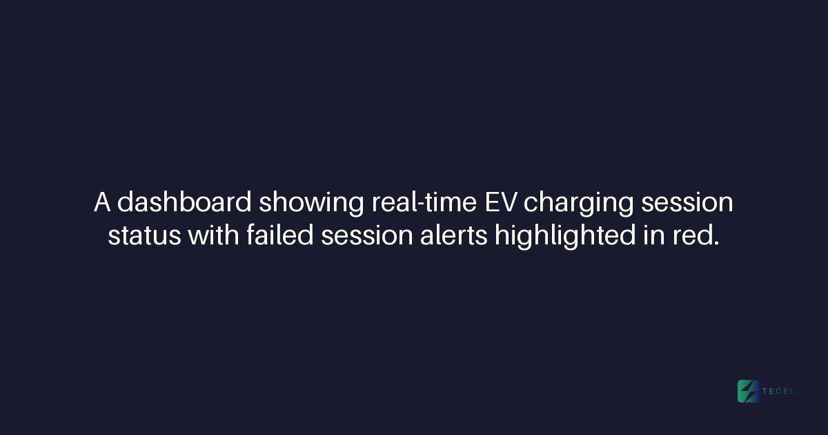 How Tecell's CMS detects failed charging sessions