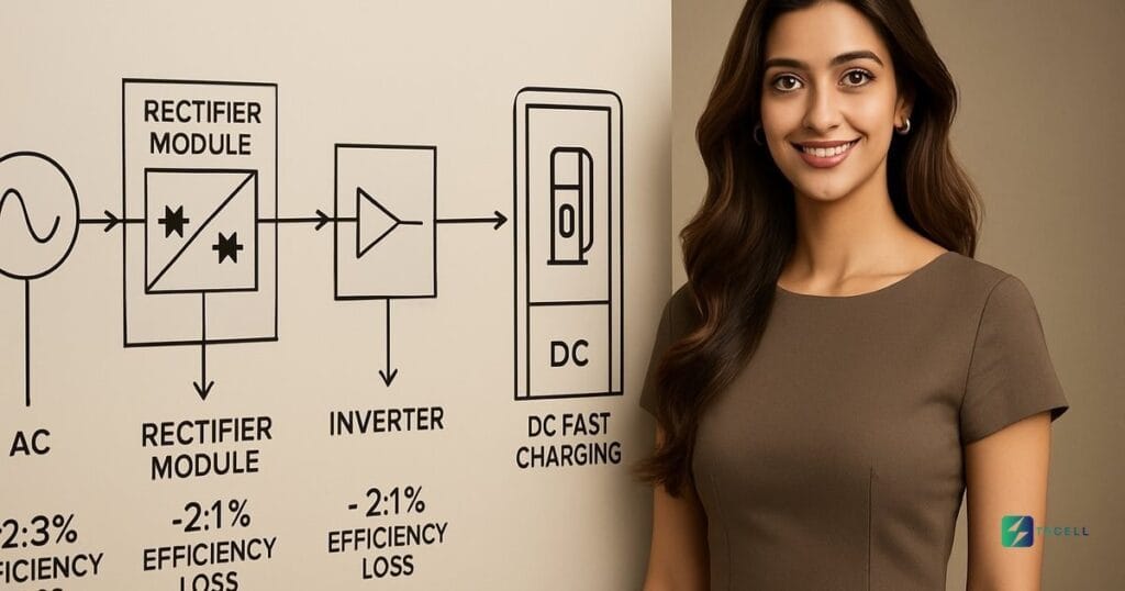 Real-Time Power Factor Correction in DC Fast Charging Networks