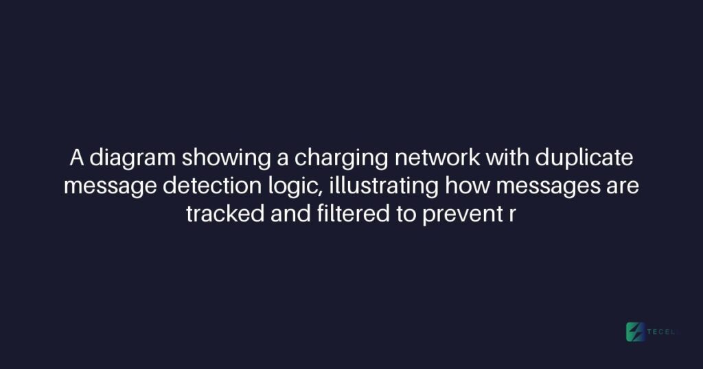 Duplicate Message Detection in EV Charging Networks