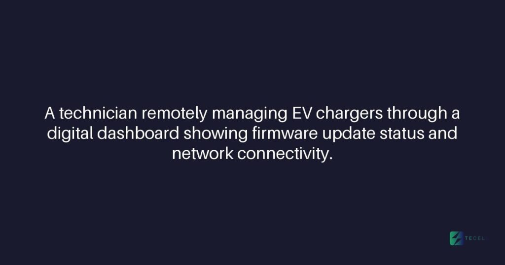 How Tecell's Platform Manages Firmware Updates for Chargers