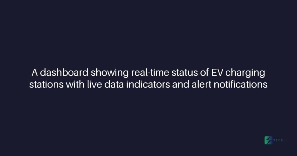 Real-Time Monitoring and Diagnostics for EV Charging Networks