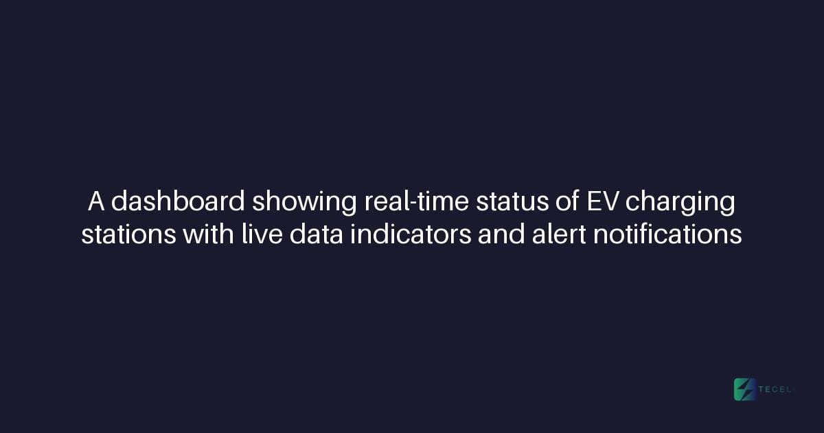 Real-Time Monitoring and Diagnostics for EV Charging Networks