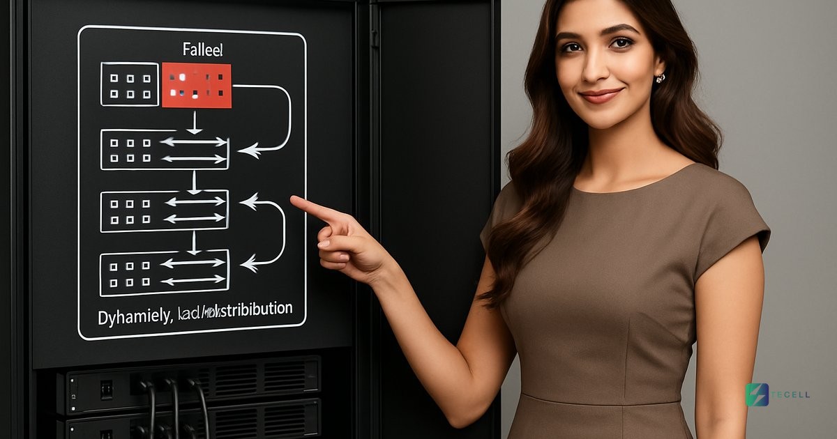 How Tecell handles power module failures with dynamic load balancing