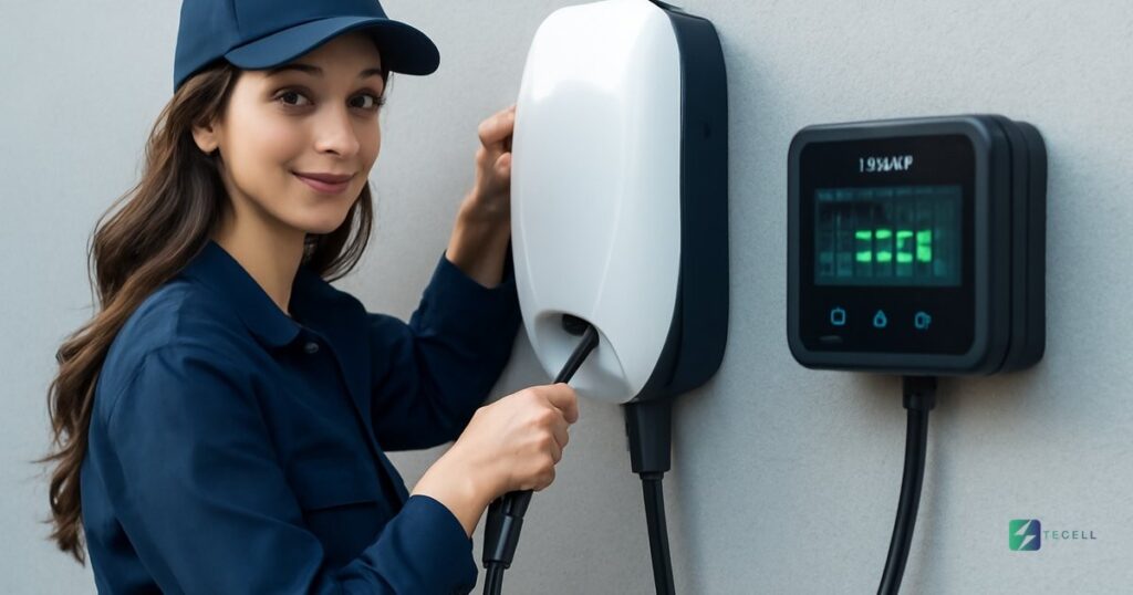 Can Tecell's Saha-Edge enable predictive maintenance for DC fast chargers?