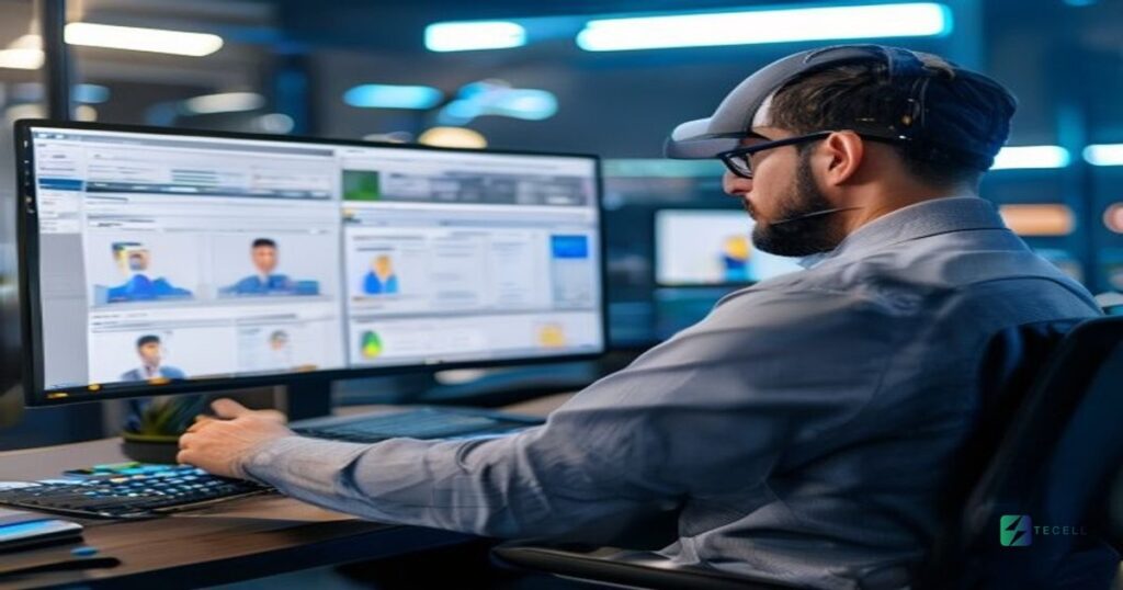 Can Tecell's CMS support custom authentication methods for fleet charging?